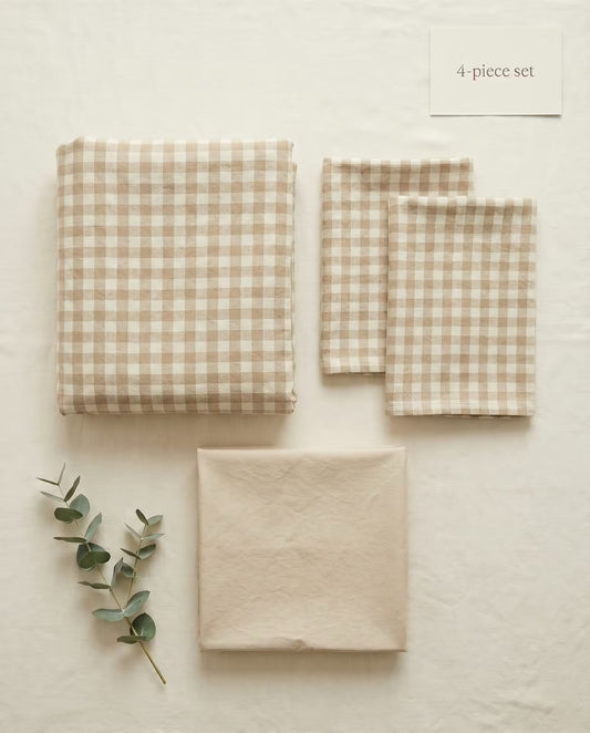 The Soft Landing – Washed Cotton Four-Piece Bundle