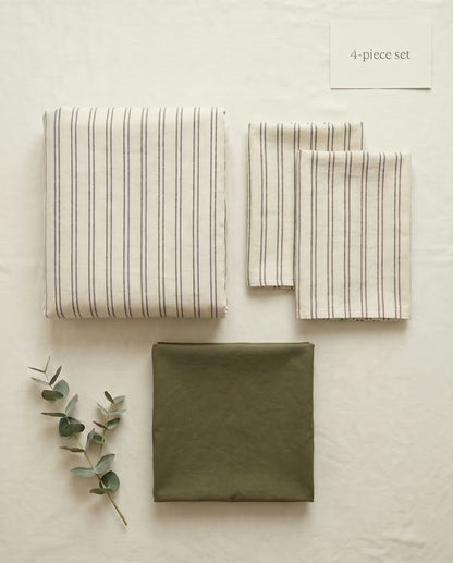 The Soft Landing – Washed Cotton Four-Piece Bundle